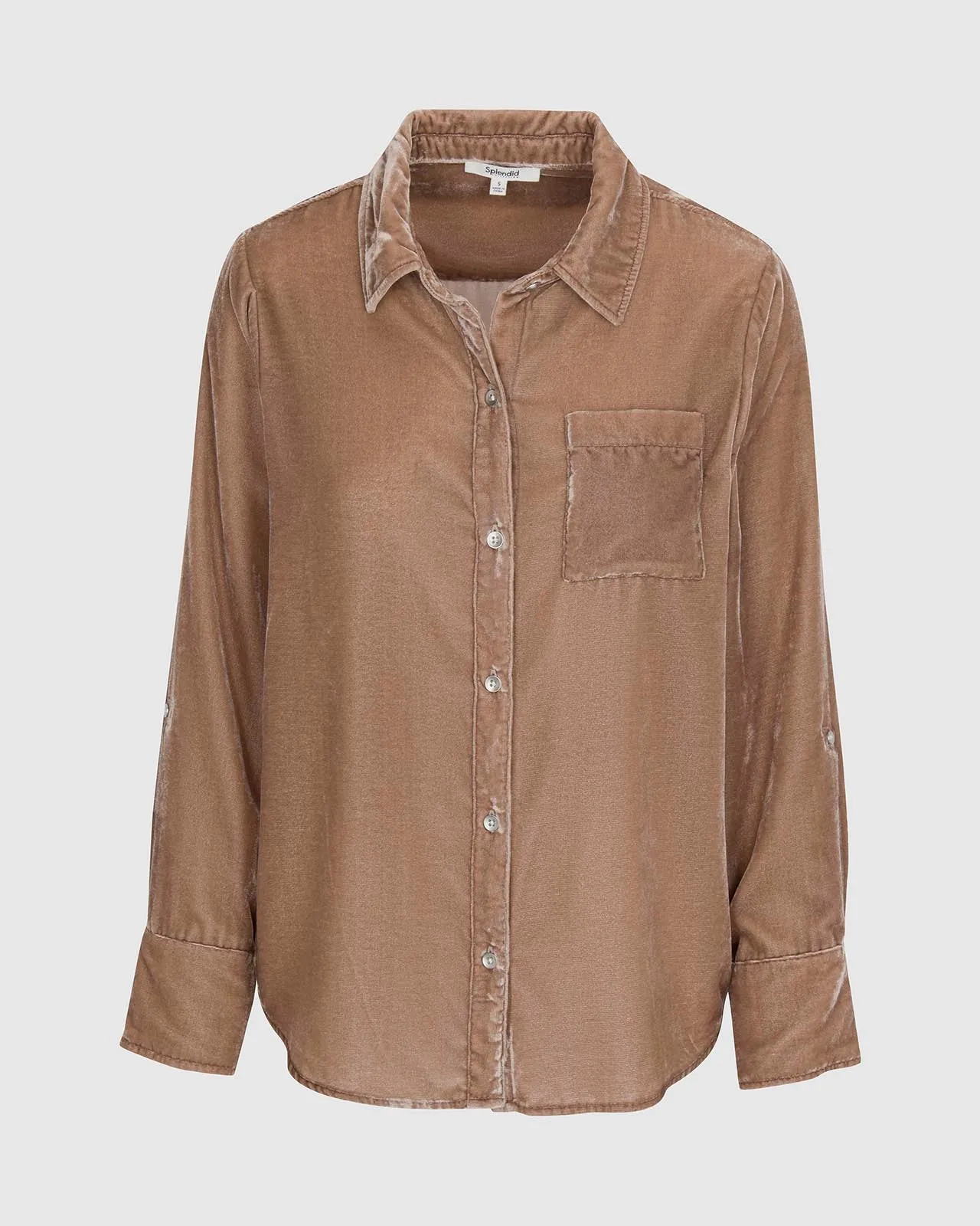 Ryan Velvet Button Down Shirt