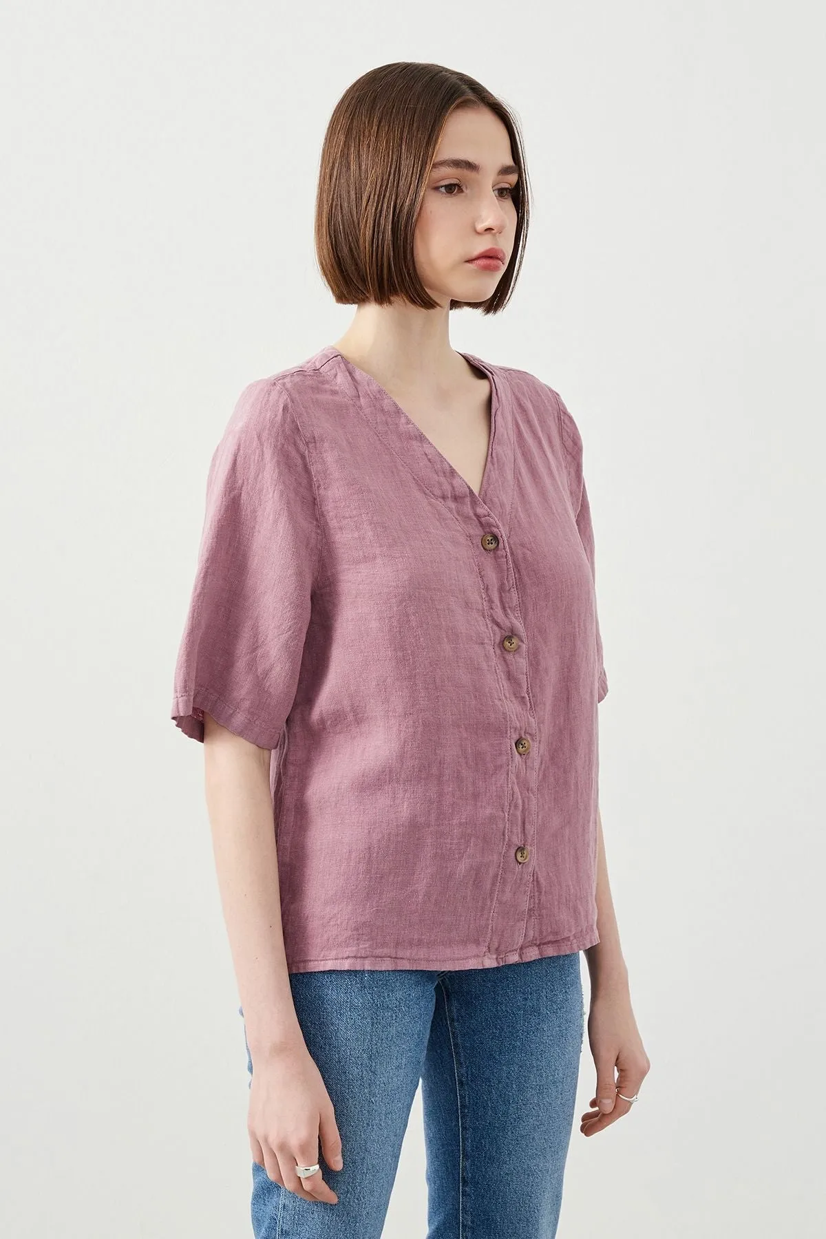 Sora Purple Linen Shirt: Your Perfect Summer Companion