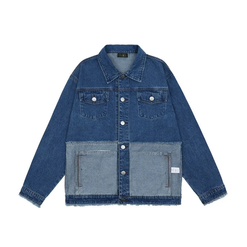 Stitching Loose And Versatile, Denim Jacket Jacket