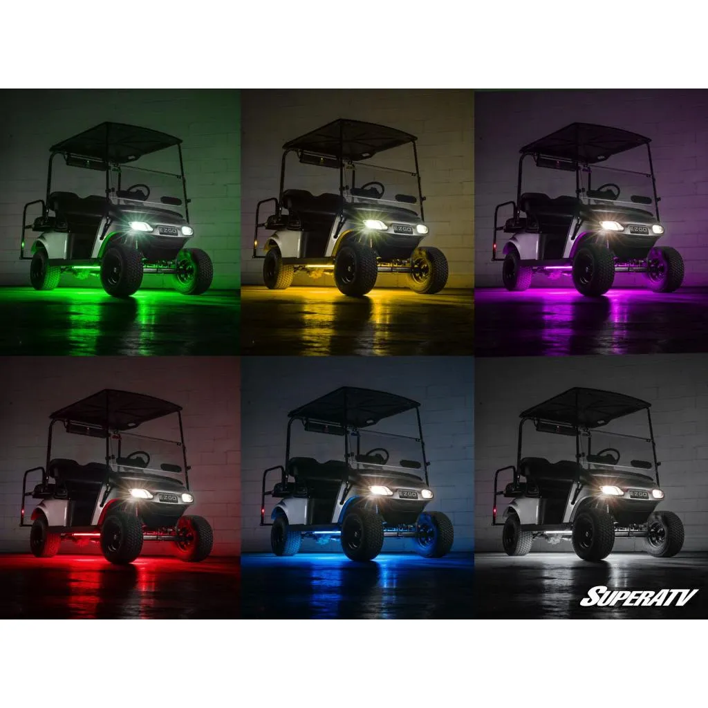 SuperATV Metra Powersports Golf Cart LED Underglow Lights