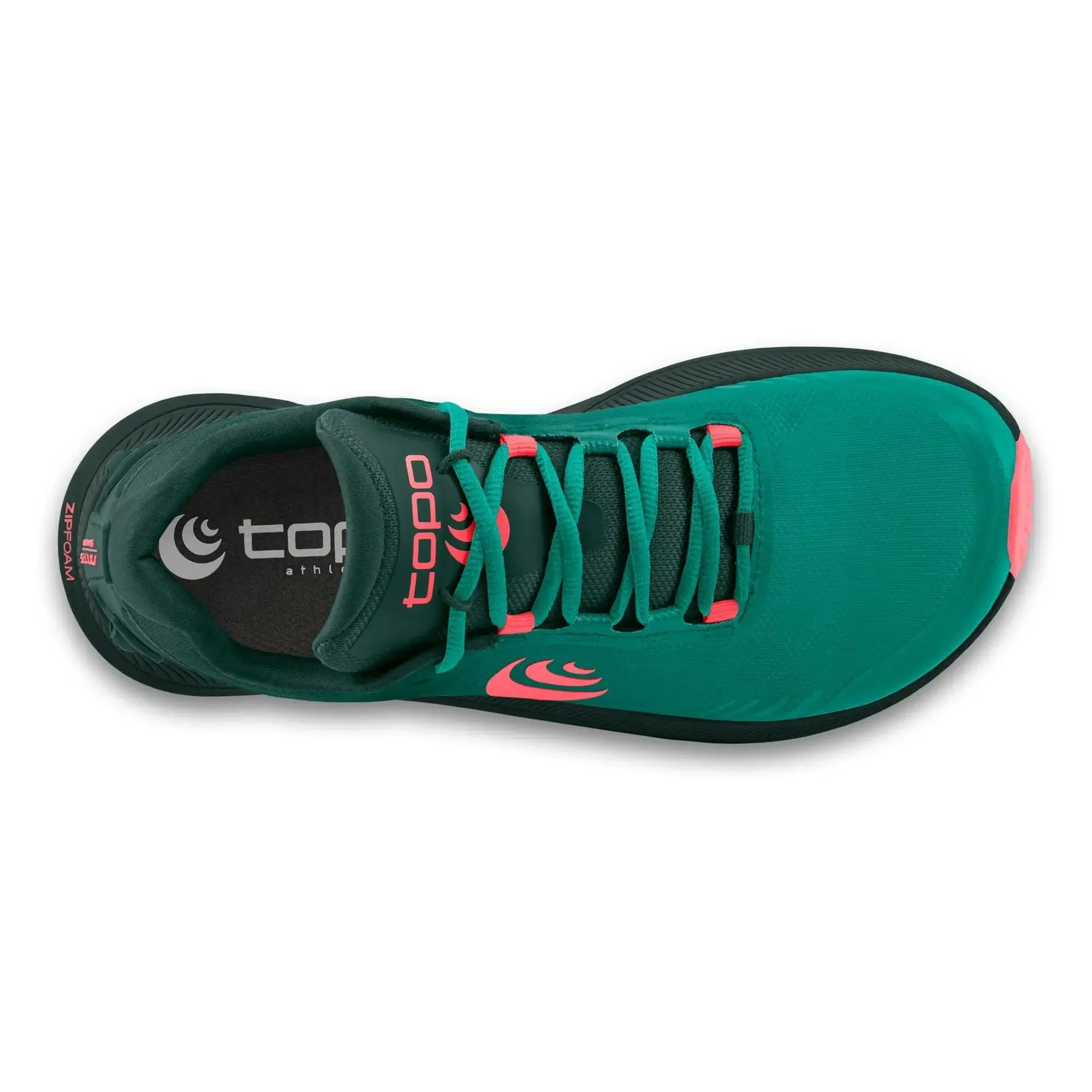 Topo Athletic Women's MT 5 Trail Runner - Emerald/Pink