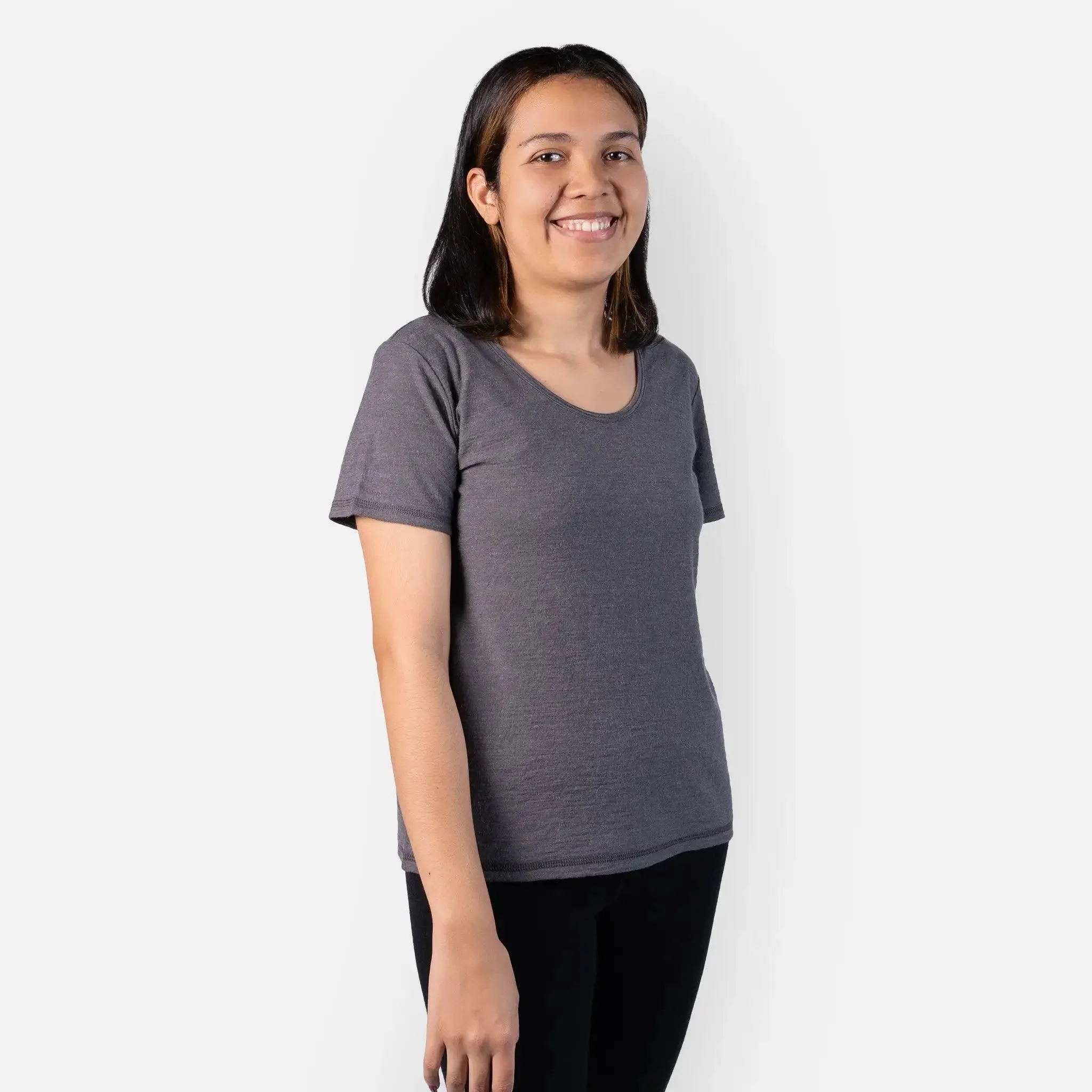 Women's Alpaca Wool Hiking T-Shirt: 160 Ultralight - Relaxed Fit