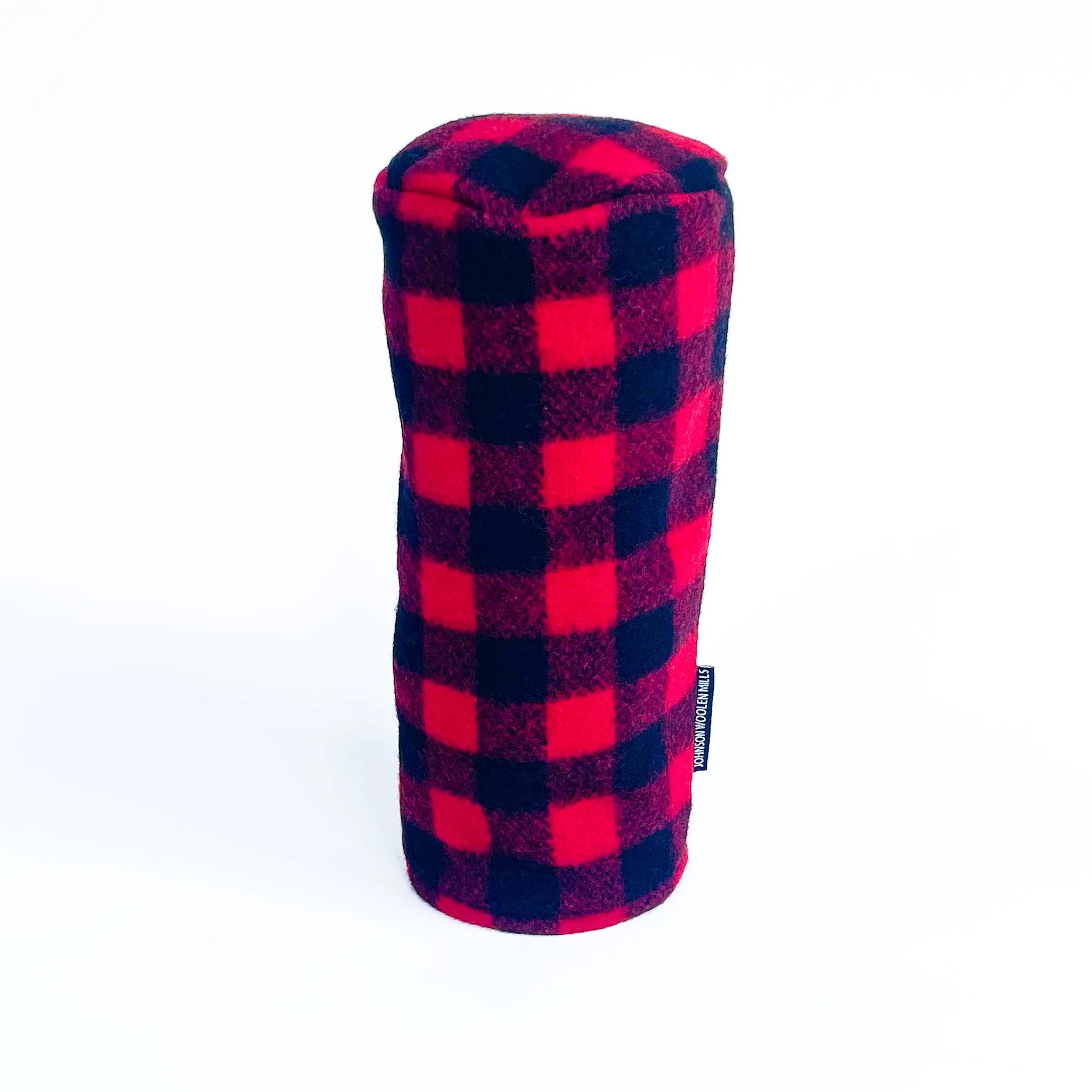 Wool Driver Headcover - Red Black Buffalo Check